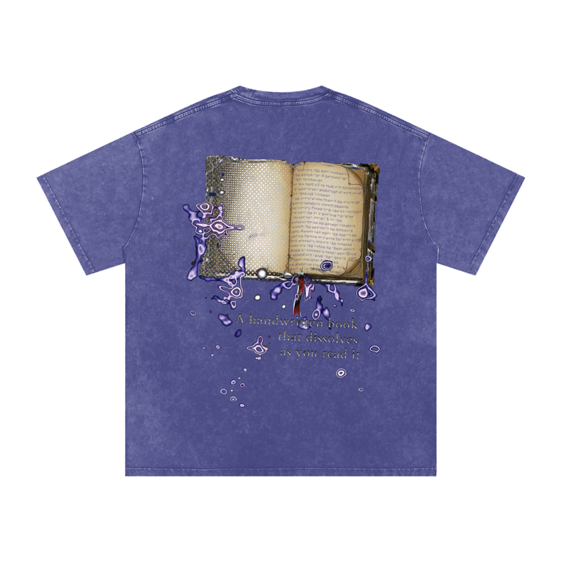 7mrog quote Snow Washed Oversized Cotton T-Shirt