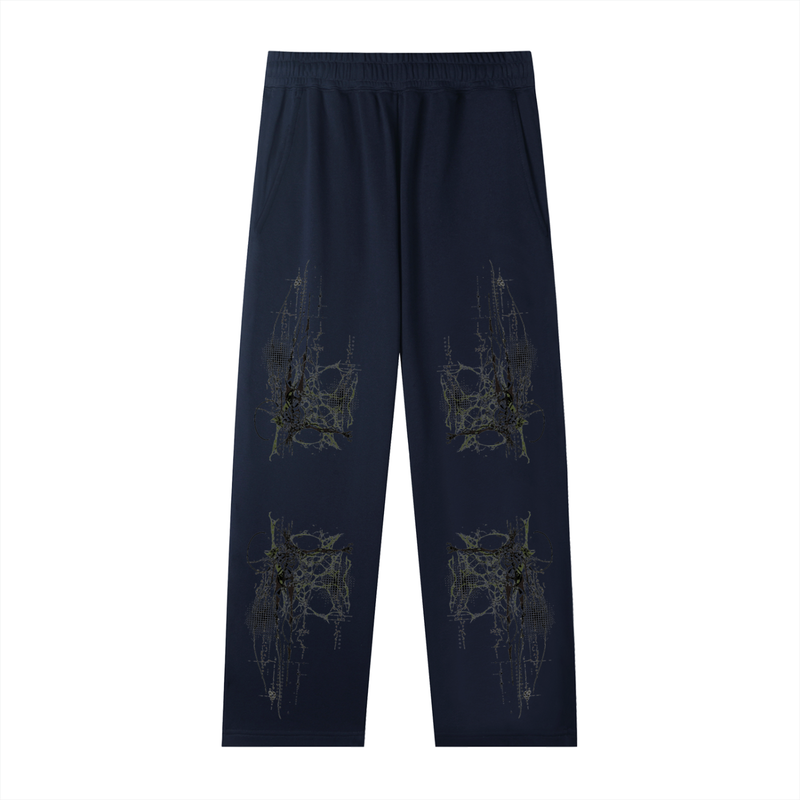 Cybersigilism Graphic Sweatpants | Grunge Y2K Streetwear Joggers | Dark Alternative Apparel