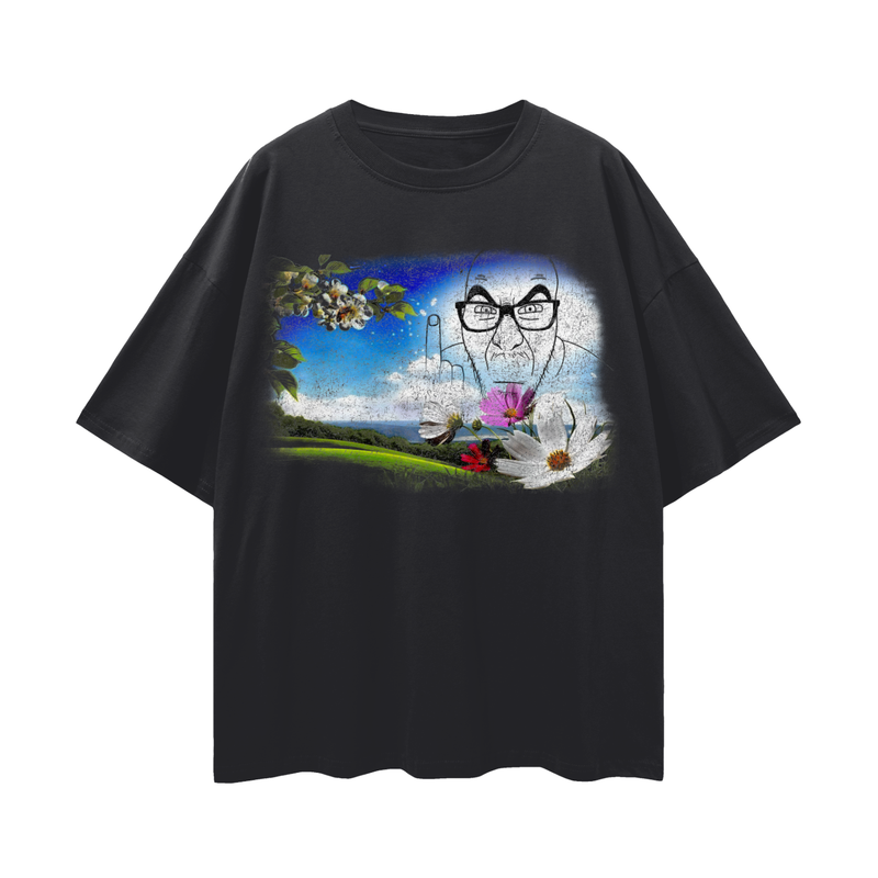 Sunshine Of Eternal Malice Oversize Tee - 190 GSM Premium 100% Cotton Unisex Loose Fit, High-Quality Print, Soft Feel