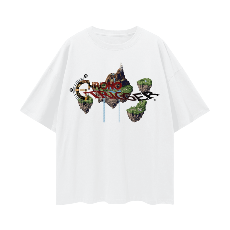 Chrono Trigger Zeal T-Shirt – Oversized RPG Classic Tee, 100% Cotton Unisex Loose Fit, Dreamlike Fantasy Aesthetic, High-Quality Print