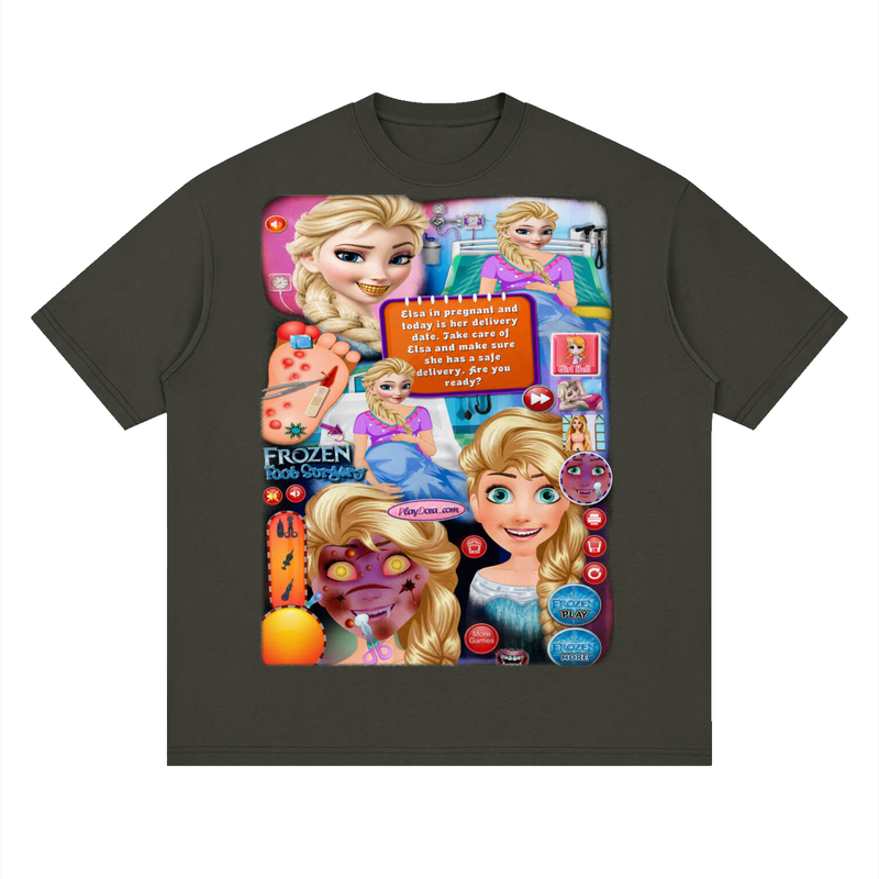 Elsa Golden Flash Game Graphic Tee