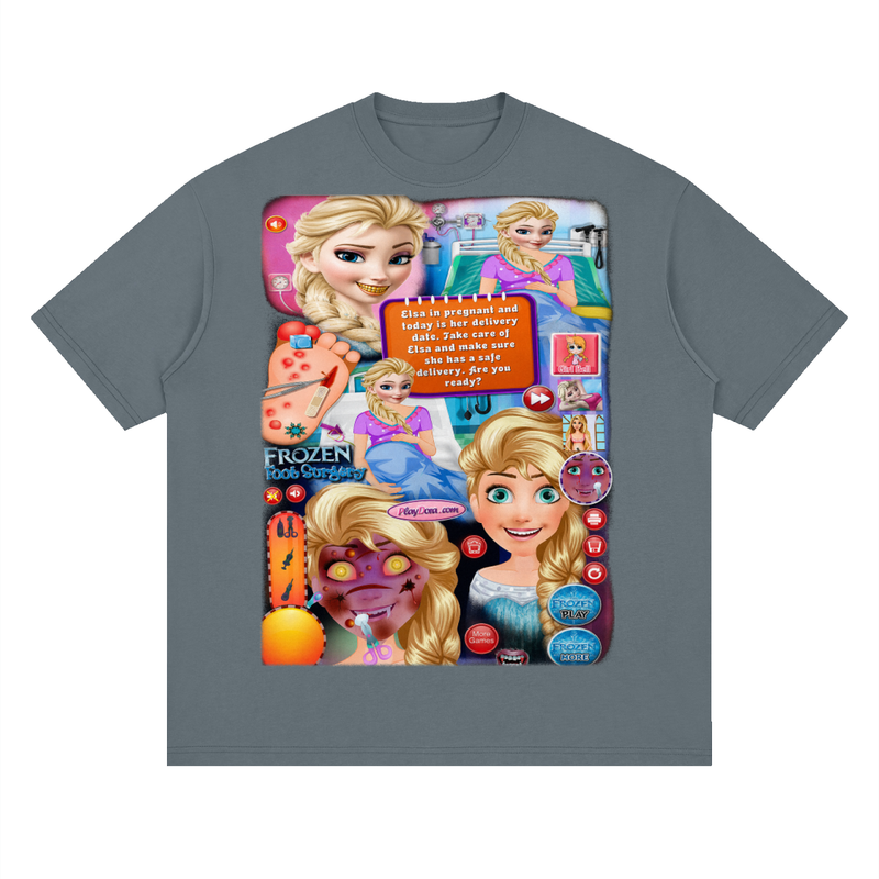 Elsa Golden Flash Game Graphic Tee