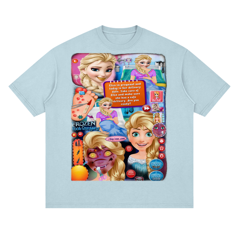 Elsa Golden Flash Game Graphic Tee