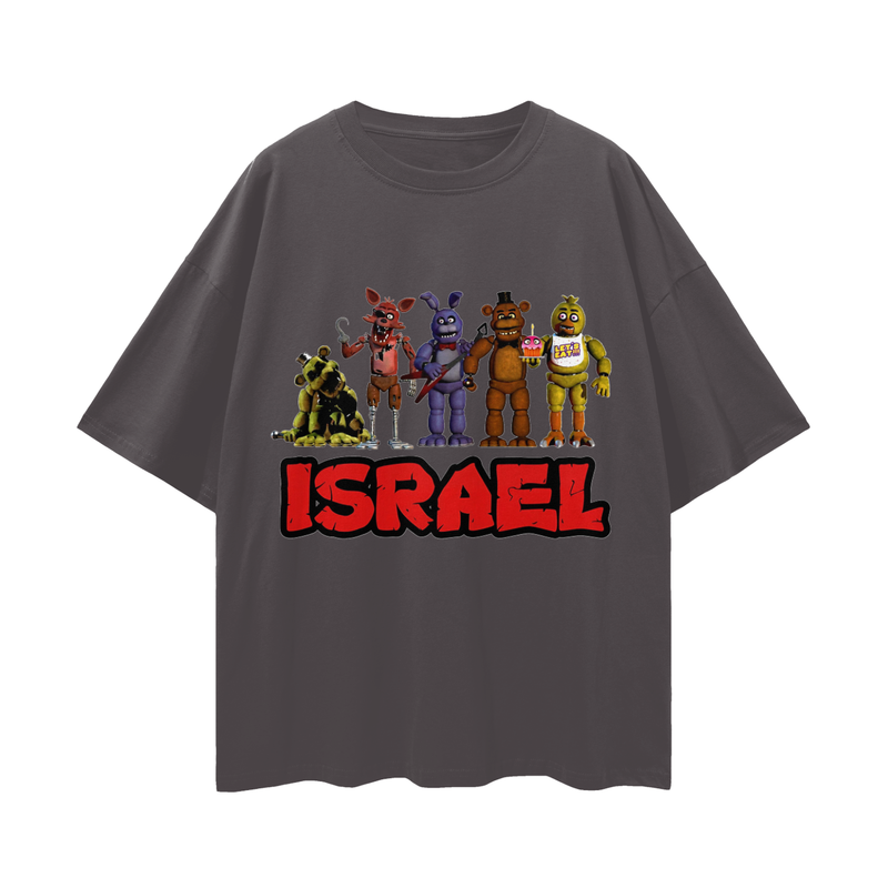Fnaf israel Loose Drop Shoulder T-Shirt