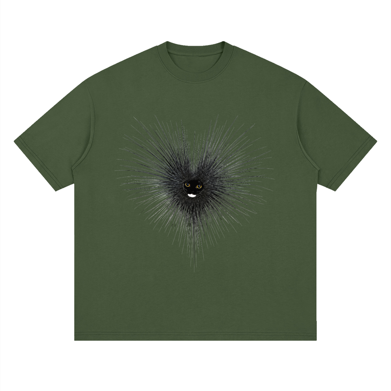 cat whisker heart T-Shirt