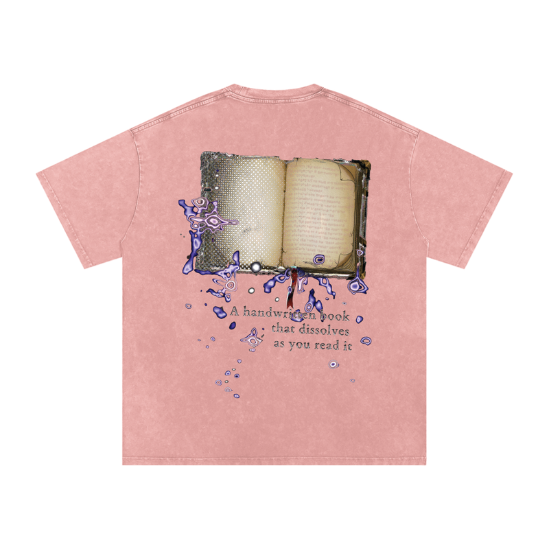 7mrog quote Snow Washed Oversized Cotton T-Shirt