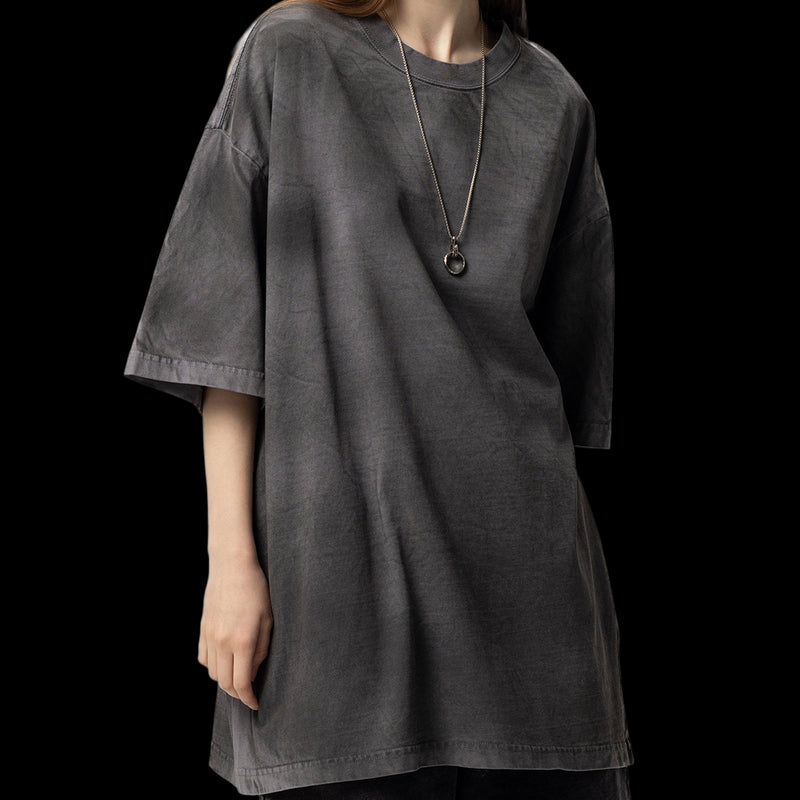 Mystic Alchemy T-Shirt – Oversized Esoteric Hermetic Tee, Dirty Wash 100% Cotton, Unisex Loose Fit, Occult Aesthetic, High-Quality Print